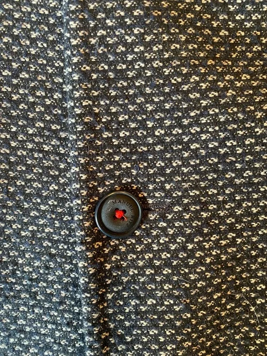 Manuel Ritz Textured Gray Overcoat for men size 42 - Picture 6 of 9